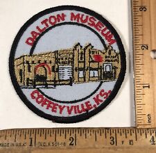 Vintage Dalton Defenders Museum Patch Coffeyville Kansas Travel Souvenir picture