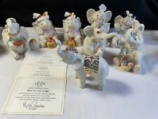 Lot of 8 Lenox Porcelain Elephants - Assorted picture