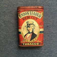 Vintage Union Leader Redi Cut Empty Vertical Pocket Tobacco picture