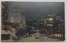 Postcard Night Scene Pennsylvania Ave Washington DC 1909 picture