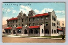 Albuquerque NM-New Mexico, YMCA Building, Advertisement, Vintage c1916 Postcard picture