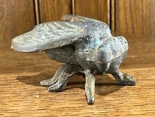 Antique Cast Brass Bronze? Small Fly Decor Figurine Art Display picture