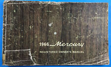 1966 MERCURY FULLSIZE OPERATOR OWNERS MANUAL ORIGINAL. picture