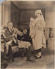 Unknown Actress + Unknown Actor (1920s)❤️ Vintage Silent Film Photo K 510 picture