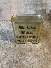 Jan 1969 Food Packet Survival Abandon Aircraft  1/69 Part 2 of 2 parts. picture