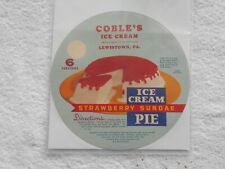 COBLE'S ICE CREAM (CONTAINER TOP)~~~LEWISTOWN,PENNSYLVANIA picture