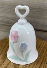 VTG Japan Floral, Tulip Porcelain Decorative Bell picture