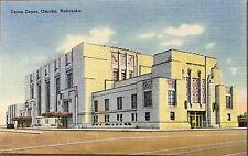 Omaha Nebraska Union Depot Postcard c1940 picture