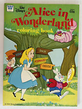Vintage Disney Alice In Wonderland Coloring Book 1976 Whitman New Unused picture