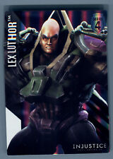 Injustice Gods Among Us Series 4 Lex Luthor Card 8/130 Holo Foil Dave N Busters picture
