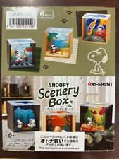Re-ment SNOOPY Scenery Box 6 Pieces Complete BOX Animation New 2024 Japan picture