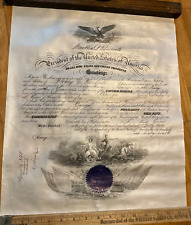 President Franklin D. Roosevelt Issued Naval Comm/signed by James Forrestal-1942 picture