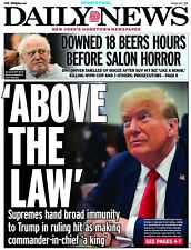 ABOVE THE LAW  DONALD TRUMP COURT WIN MAKES HIM KING NY DAILY NEWS 7/2 2024 picture