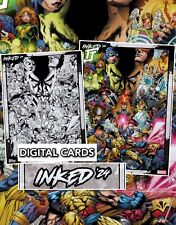 Topps Marvel Collect Inked '24 Series 2 X-Men Tilt + B & W ⭐Digital Card picture