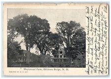 1924 Maplewood Farm Houses Building Hillsboro Bridge New Hampshire NH Postcard picture