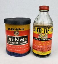 Rare Vintage Si en Tif Ik Car Cleaner Automobile Advertising Motor Oil Bottle picture