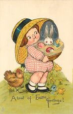 Tuck Postcard Grace Drayton S/A Dolly Dimples Load Of Joyous Easter Greetings picture
