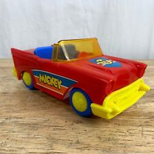 Vintage Arco Toys Mickey’s ‘57 Chevy Plastic Car Mickey Mouse Disney 1980s picture