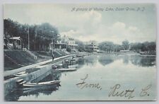 Postcard A Glimpse of Wesley Lake Ocean City New Jersey, Posted 1907 picture