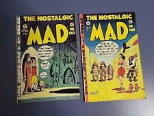 (GD/VG) THE NOSTALGIC MAD #1 AND #2🔥SCARCE 1972 picture