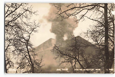 Postcard RPPC El Paricutin, Mich., Volcano Erupting Unposted FCP. picture