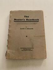 1941 The Master's Handbook by Alfred F. Breslauer 43rd Masonic District picture