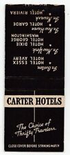 Vintage USA Carter Hotels  - Washington Matchbook cover (#5 ) picture
