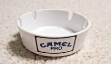 Vintage Camel Pro Cigarette ashtray, White Plastic, Saf-T-Dish Ash Tray USA picture