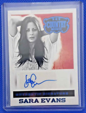 Sara Evans 2014 Panini Country Music Signed Autographed Card Blue #S-SE 147/199 picture