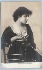 Postcard Laura Nelson Hall Theater & Vaudeville Actress RPPC Real Photo 1907 F36 picture