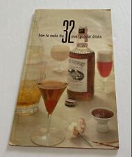 1959 How to Make 32 Popular Drinks VINTAGE COCKTAILS Mid-Century Modern Recipes picture