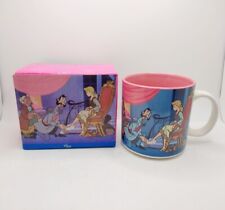 Vtg Disney Store Cinderella And Step Sisters Collectible Mug 1990s New In Box picture