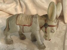 Donkey Mule Burro Figurine Celluloid Vintage Nodder Doll Bobble Head Toy --- picture