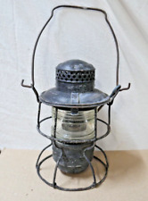 Antique Metal + Glass Lantern- by Armspear Co. New York 1925 W.T. Co 9 1/2 inch picture