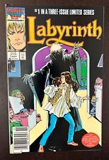 LABYRINTH #1 (Marvel Comics 1986) -- NEWSSTAND Variant -- David Bowie -- VF- picture