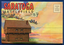 Saratoga Battlefield New York Postcard Folder PF433 picture