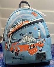 Disney Parks Tomorrowland Loungefly Backpack Magic Kingdom Peoplemover Monorail picture
