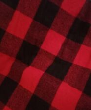 Vintage Marlboro Cowboy Country Store Red Buffalo Plaid Wool Blanket USA 58x72 picture