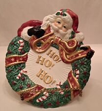 Vtg - Fitz & Floyd Santa Claus HoHoHo Plate 8