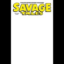Savage Tales #1 Cover D Blank Authentix Variant picture
