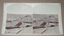 Silver Cliff Mining Town From Rooftops Colorado Stereoview Chas Emery picture