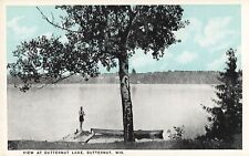 Butternut, Wisconsin Postcard Butternut Lake Boat c 1920s   L6 picture