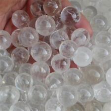A+ Genuine Natural Clear Quartz Crystal Sphere Ball Healing Gemstone 30MM+Stand picture