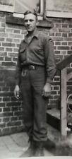 WW2 U.S. Army 78th Infantry Soldier PHOTO ~ Germany ~ VELOX Paper  picture
