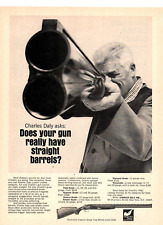 1968 Print Ad Charles Daly asks Does your gun really have straight barrels? Trap picture