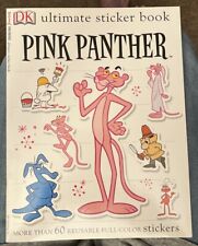 PINK PANTHER ULTIMATE STICKER BOOK Excellent Condition Over 60 Reusable Stickers picture
