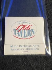 VINTAGE MATCHBOOK -THE BEEKMAN 1766 TAVERN - RHINEBECK, NY- UNSTRUCK picture