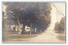 1907 Street View Dirt Road Sardinia New York NY RPPC Photo Posted Postcard picture