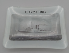 T.S.S. OCEAN MONARCH Furness Lines Souvenir Ring Pin Dish *CHIPPED* 4.5