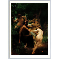 Postcard Nymphs and Satyr Adolphe William Bouguereau picture